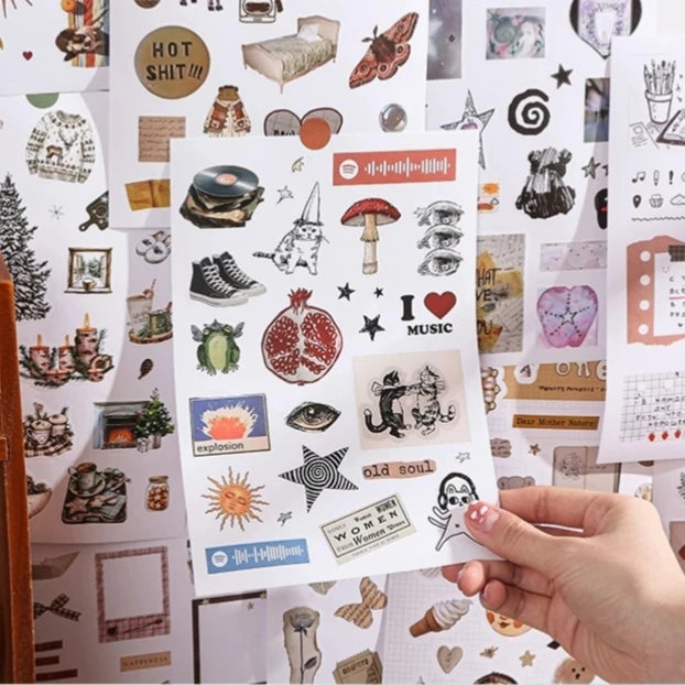 Daylight Gathering Collection Journaling Scrapbooking Sticker Book ( 50sheets )
