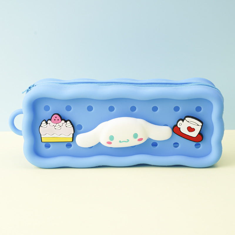 Sanrio Silicone Stationery Multipurpose Pencil Pouch ( 1pc )