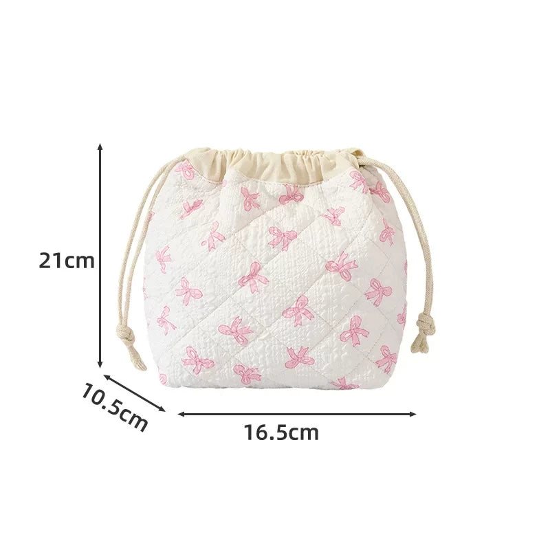 Pinteresty Drawstring Makeup Cosmetic Multipurpose Pouch Bag ( 1pc )