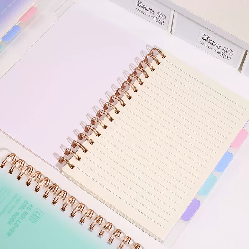 Gradient Morandi Spiral Notebook Diary ( 1pc )