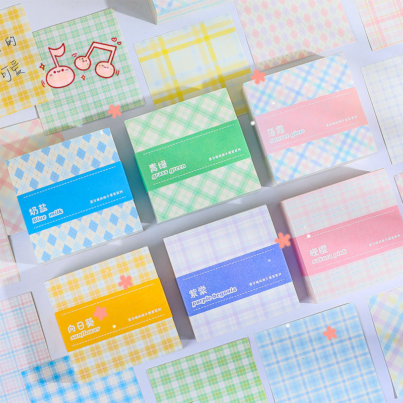 Pastel Grid Sticky Notes ( 1pc )