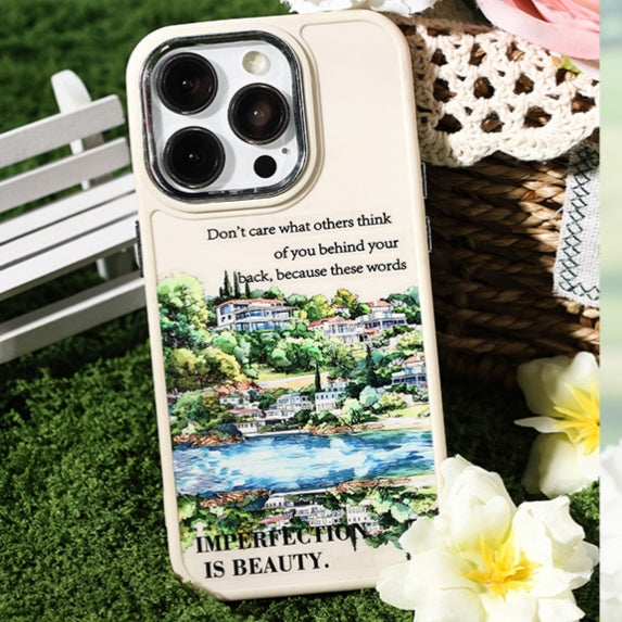 Scenery Journaling Scrapbooking Washi Tape Sticker Roll ( 4pcs )
