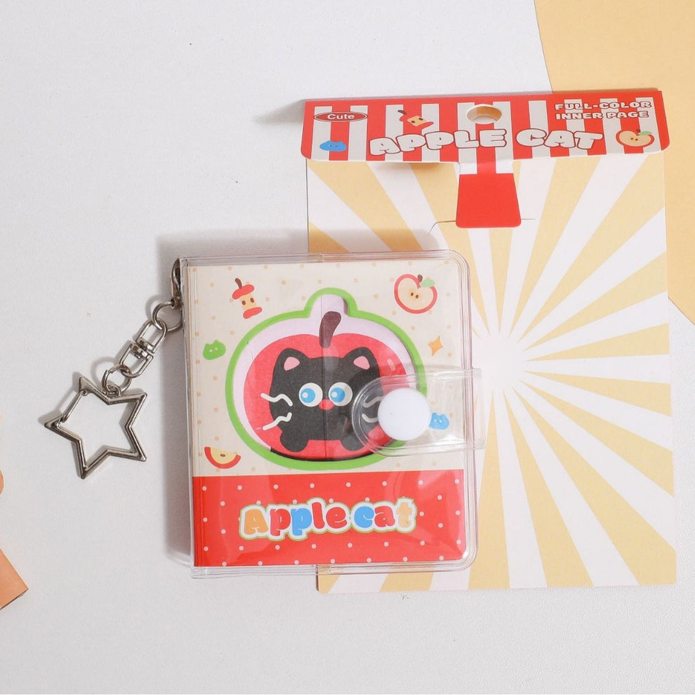Kawaii Animal Pocket Keychain Diary ( 1pc )