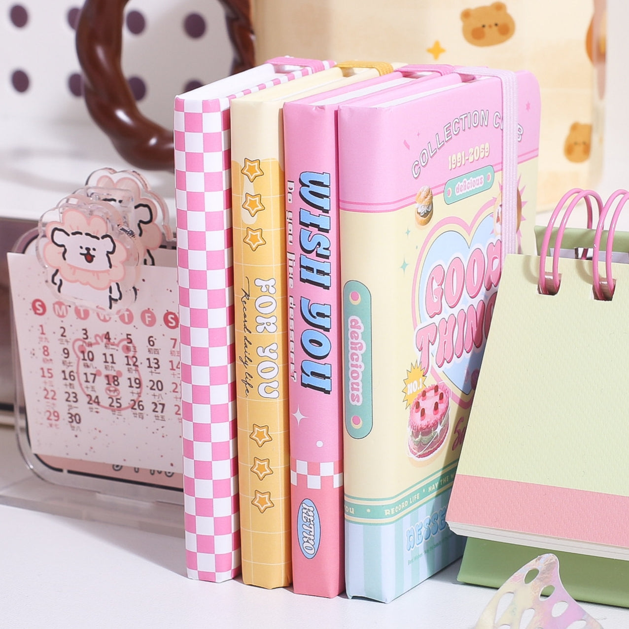 Retro Notebook Dairy A7 ( 1pc )