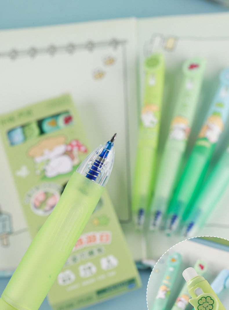 Puppy Erasable Gel Pen Set ( 4pcs )