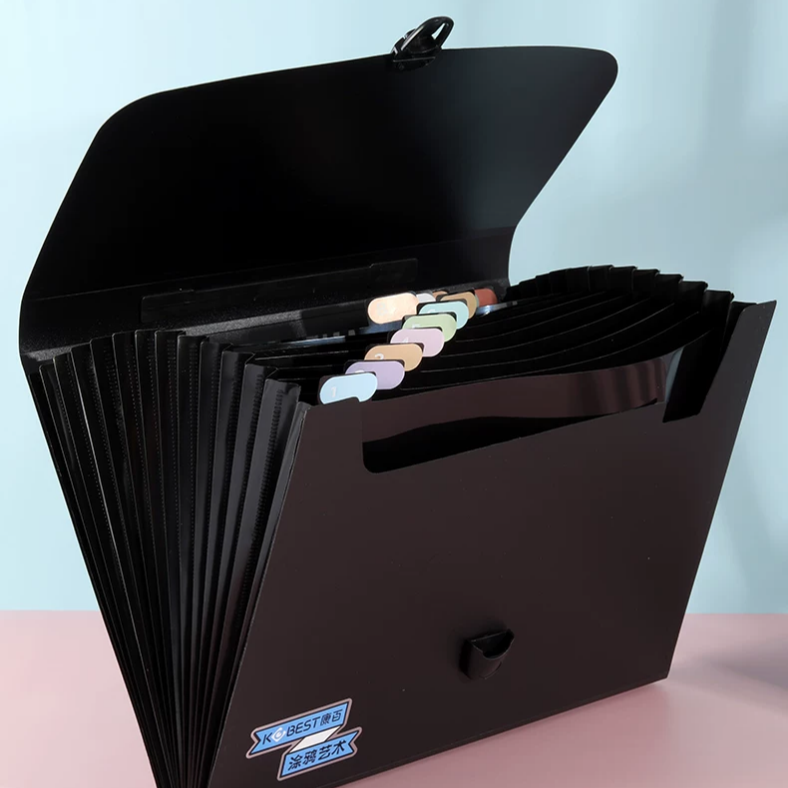 Space File / Document Folder With Handle & Push Lock A4 ( 1 pc )