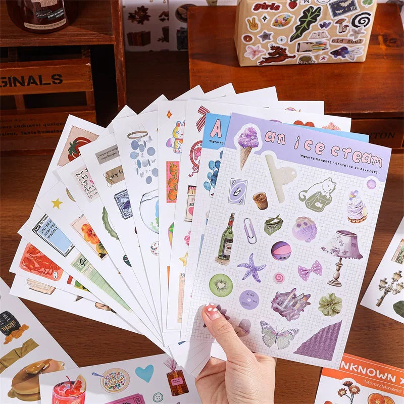 Daylight Gathering Collection Journaling Scrapbooking Sticker Book ( 50sheets )