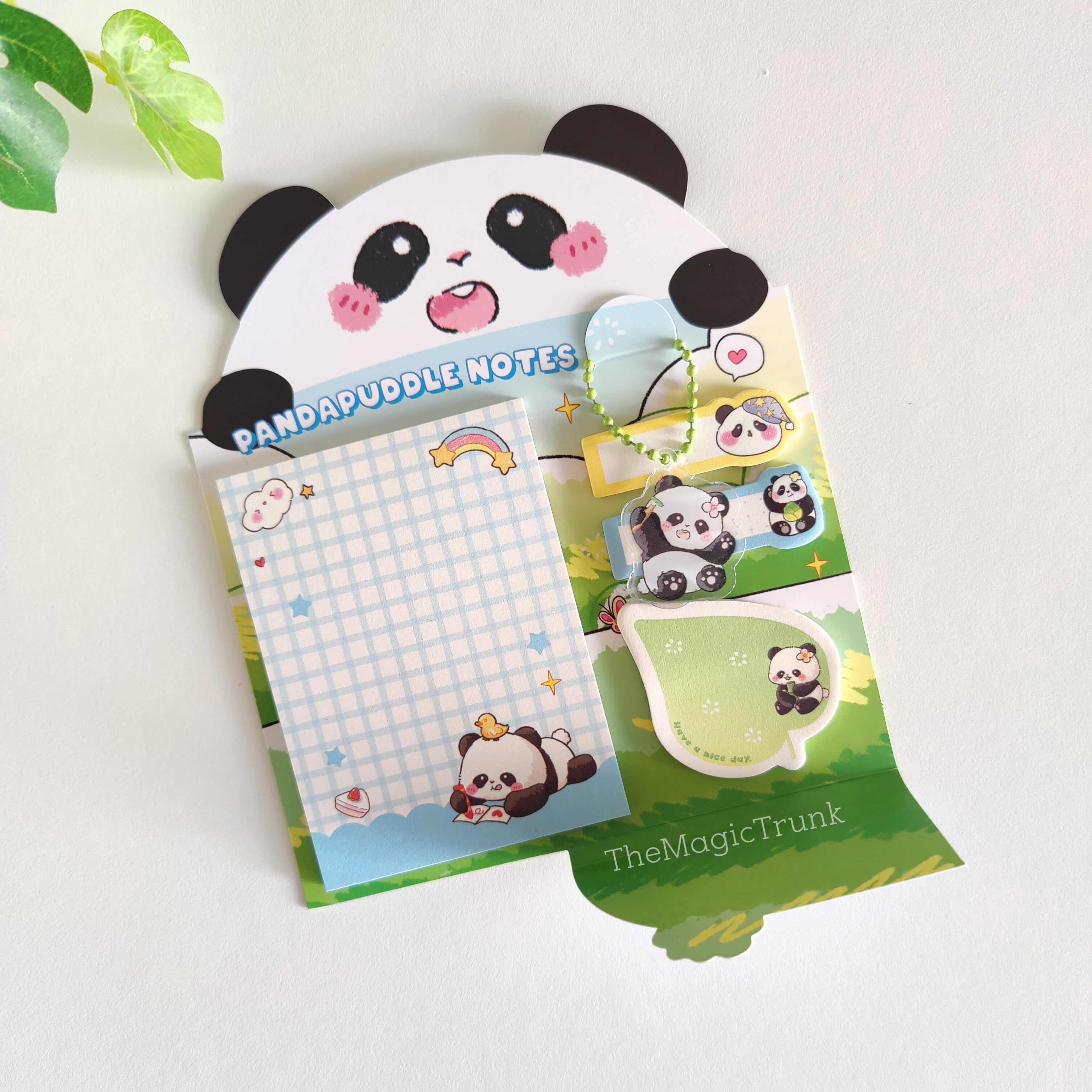 Panda Puddle Sticky Notes ( 1pc )
