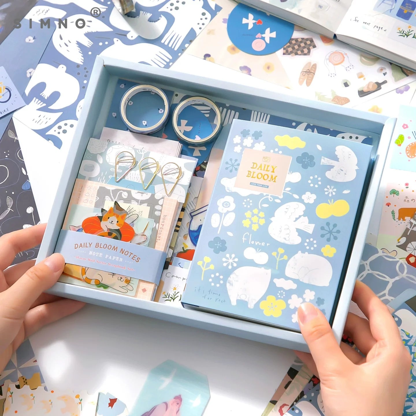 Daily Bloom Journaling & Scrapbooking Gift Set ( 1set )