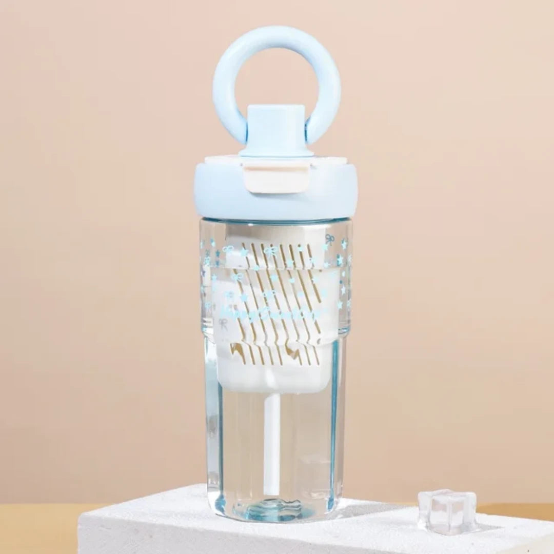 Pinteresty Bow Infuser Bottle Tumbler with Straw ( 1pc )