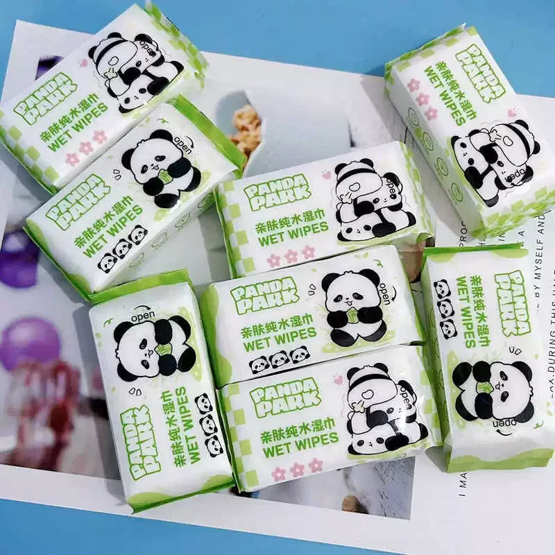 Panda Wet Wipes Tissue Pack ( 8 Packs )