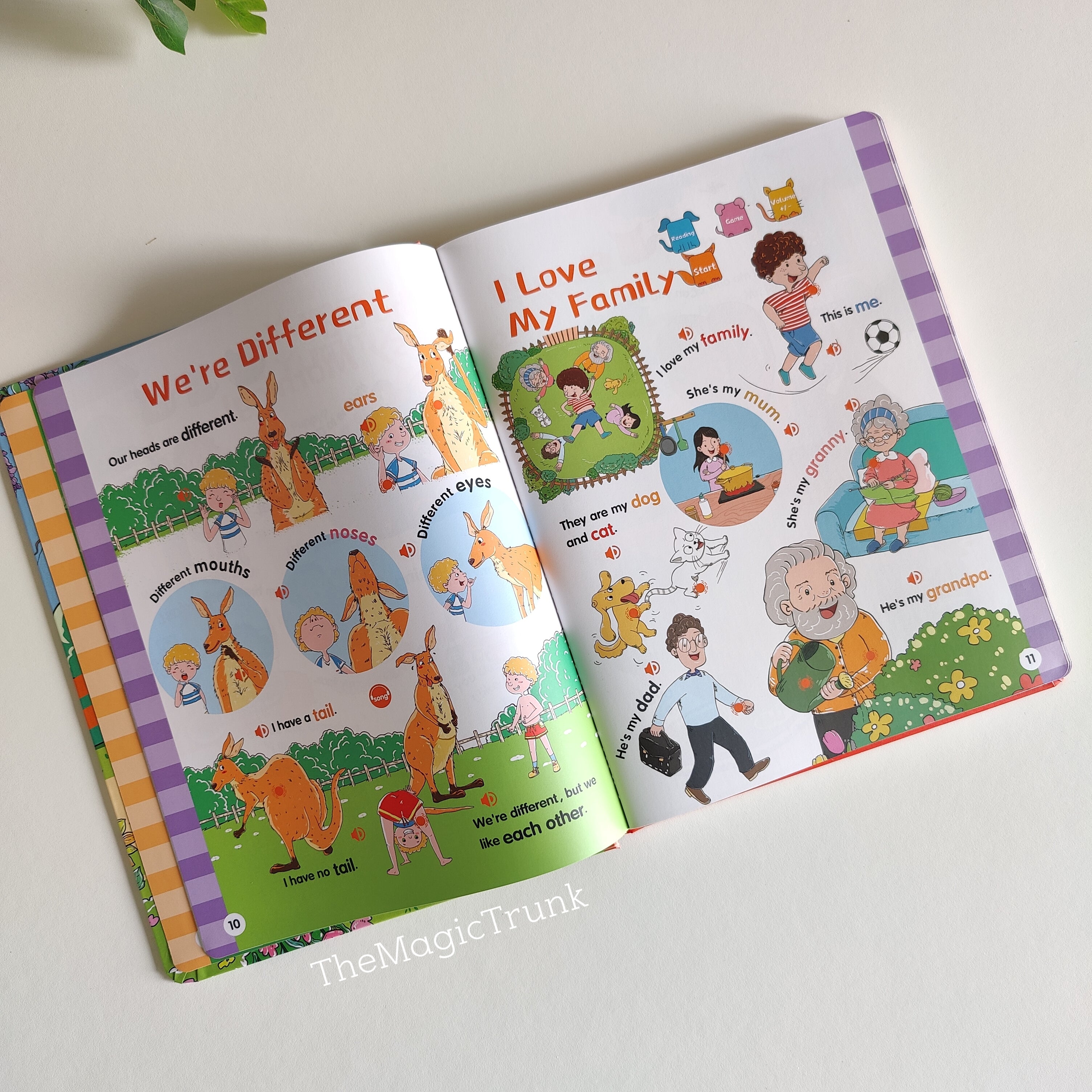 Interactive English Learning Kids Audio Book Rechargable ( 1pc )