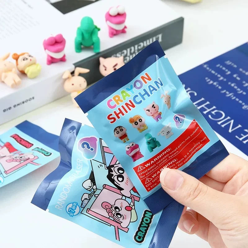 Shinchan 3D Mystery Surprise Erasers ( 1 pack )