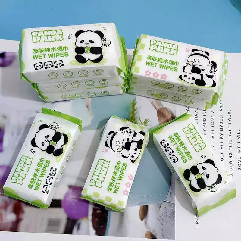 Panda Wet Wipes Tissue Pack ( 8 Packs )