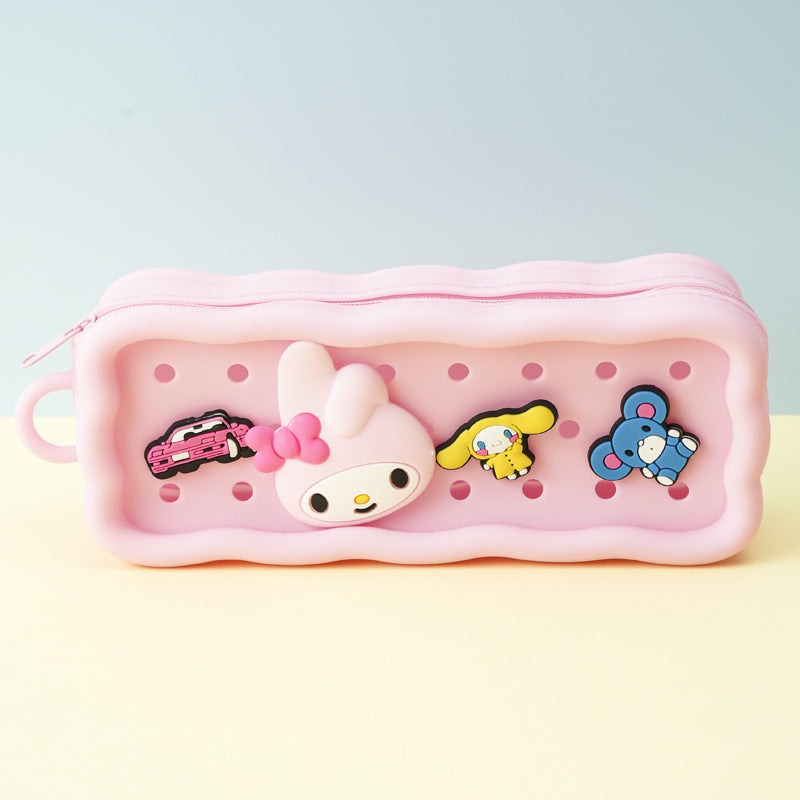 Sanrio Silicone Stationery Multipurpose Pencil Pouch ( 1pc )