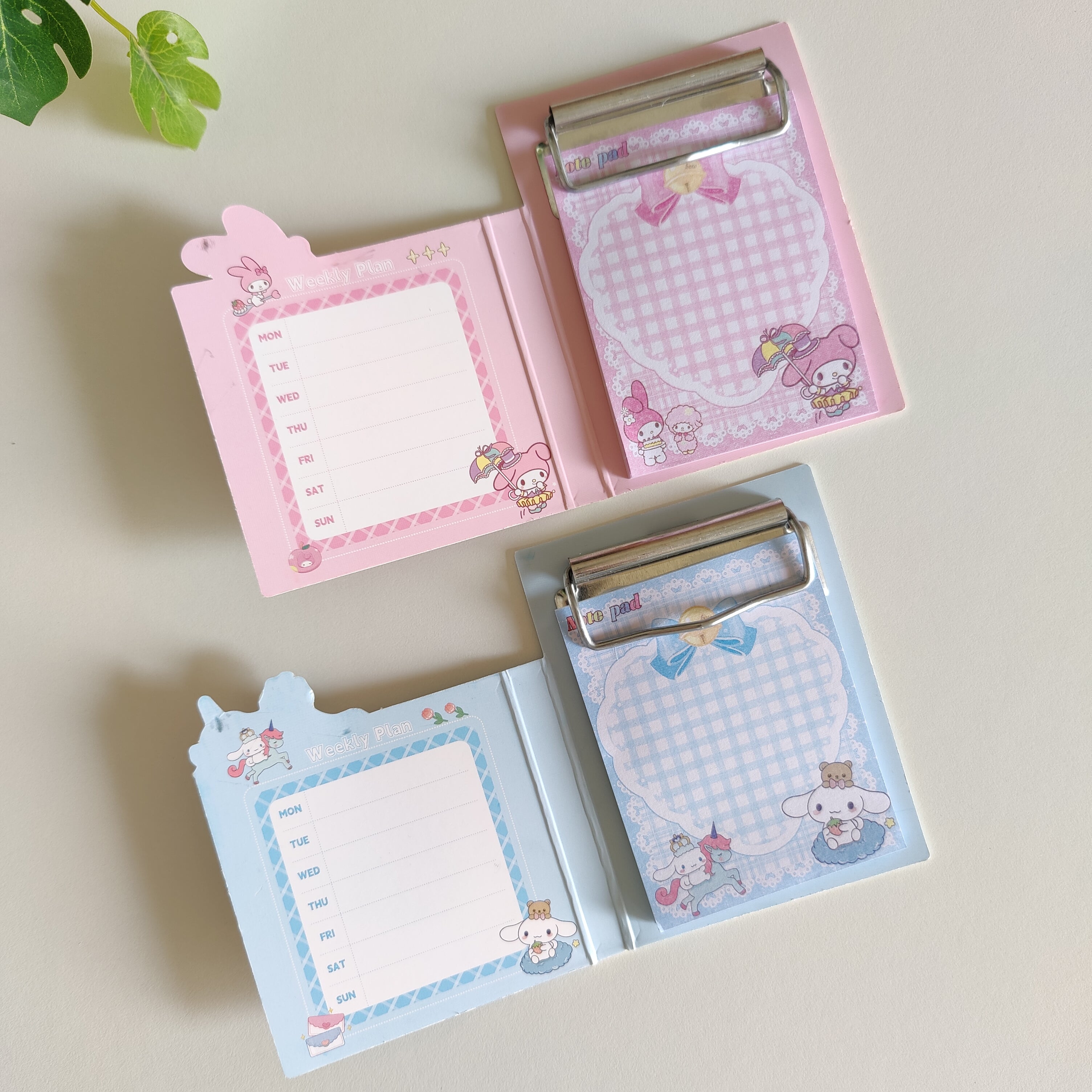 Sanrio Memo Pad Notepad With Clipboard ( 1pc )