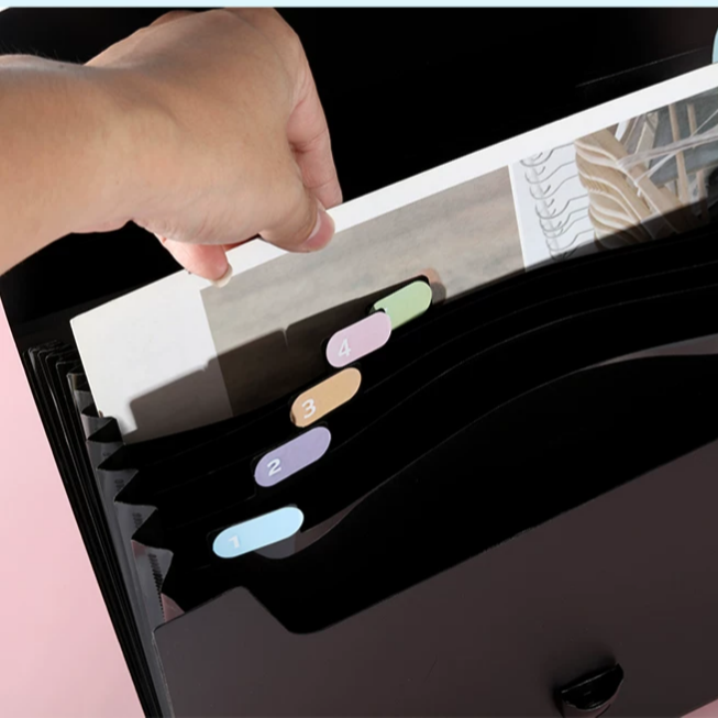 Space File / Document Folder With Handle & Push Lock A4 ( 1 pc )