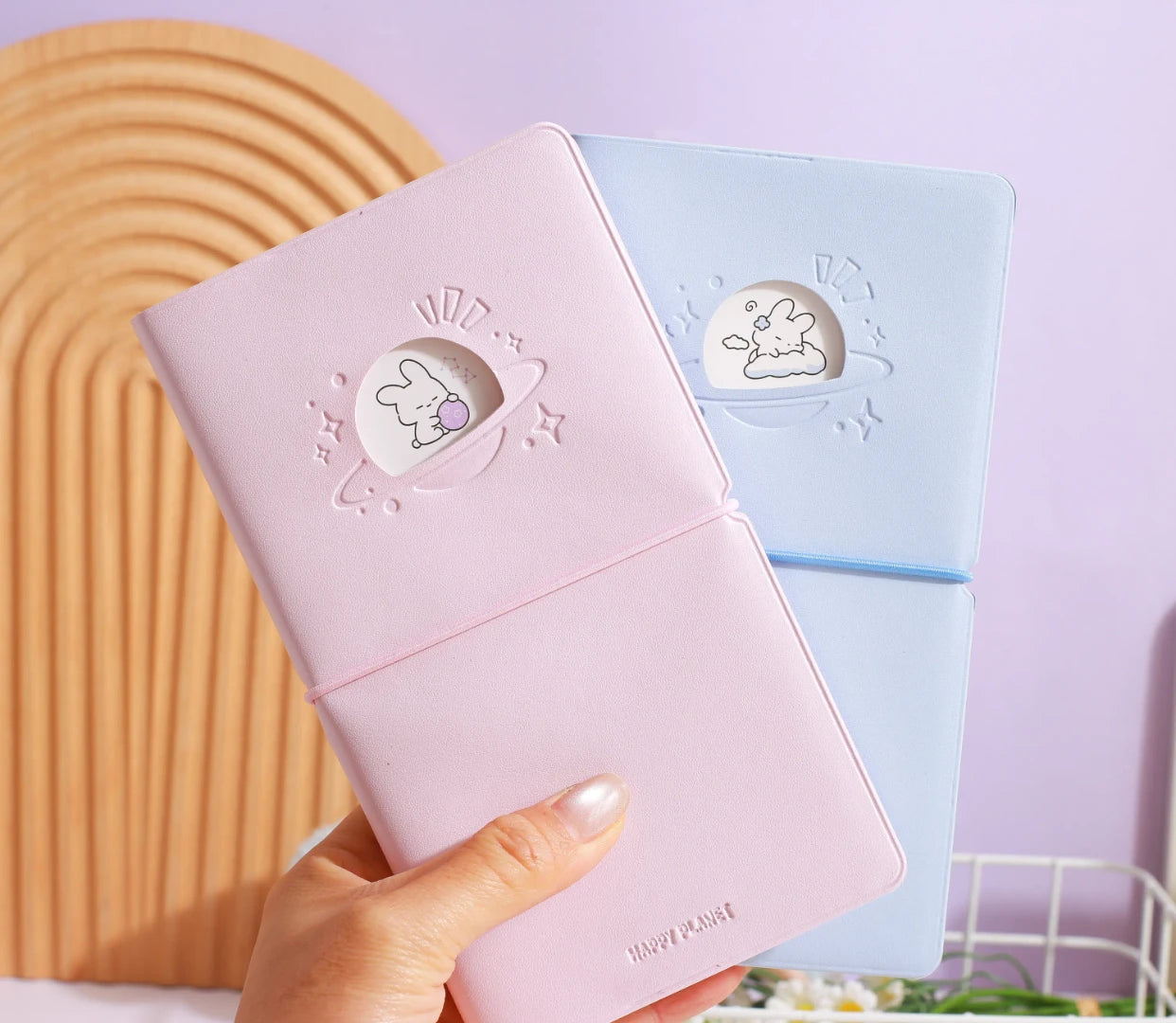 Bunny Pastel Handbook Notebook Diary ( 1pc )