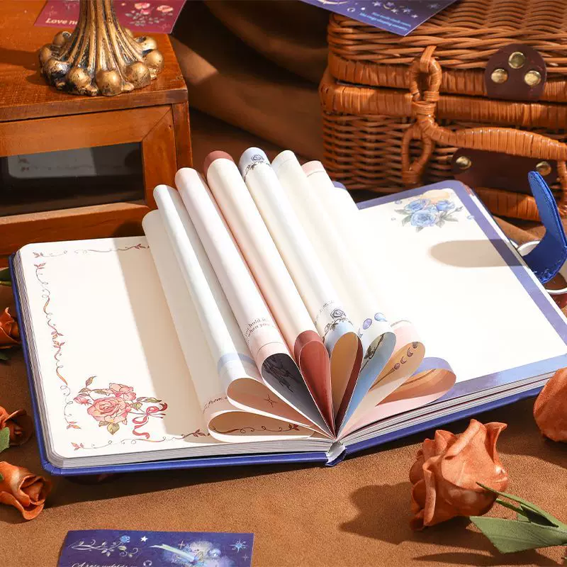 Rose & Butterfly Vintage Journaling Gift Set ( 1set )