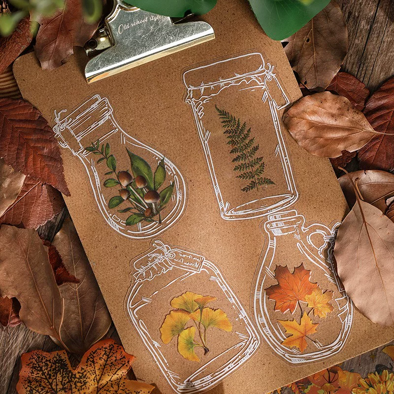 Forest Song Series Journaling Scrapbooking Sticker Sheets ( 8 sheets )