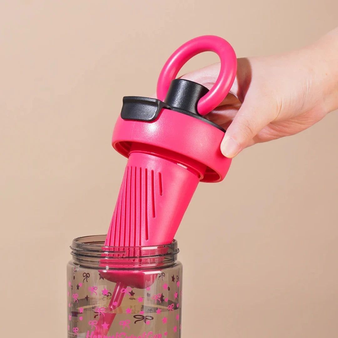 Pinteresty Bow Infuser Bottle Tumbler with Straw ( 1pc )