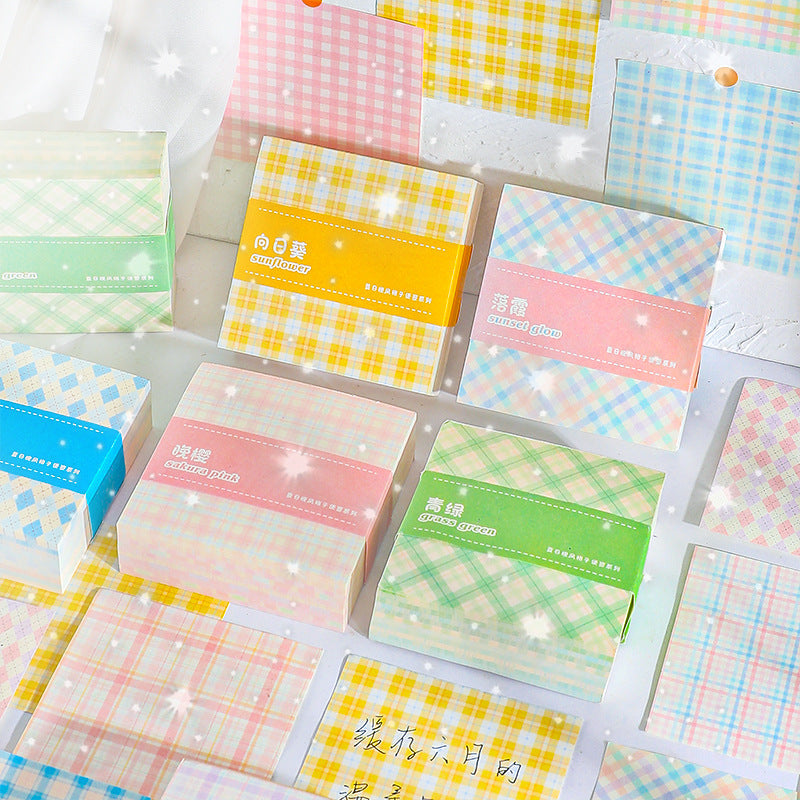 Pastel Grid Sticky Notes ( 1pc )