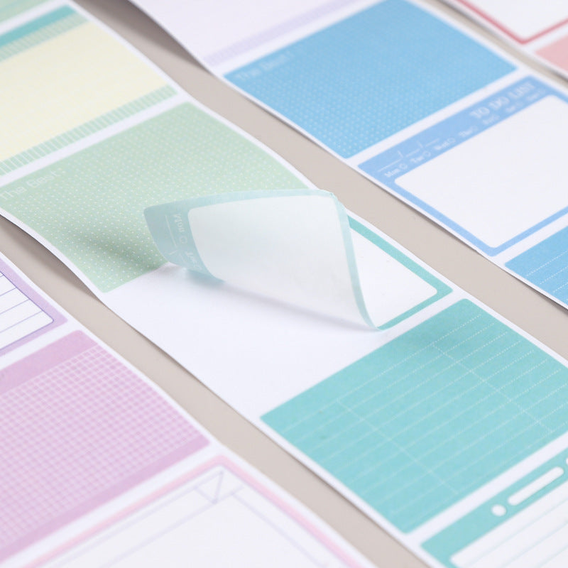 Morandi Peel Off Sticky Notes ( 1pc )