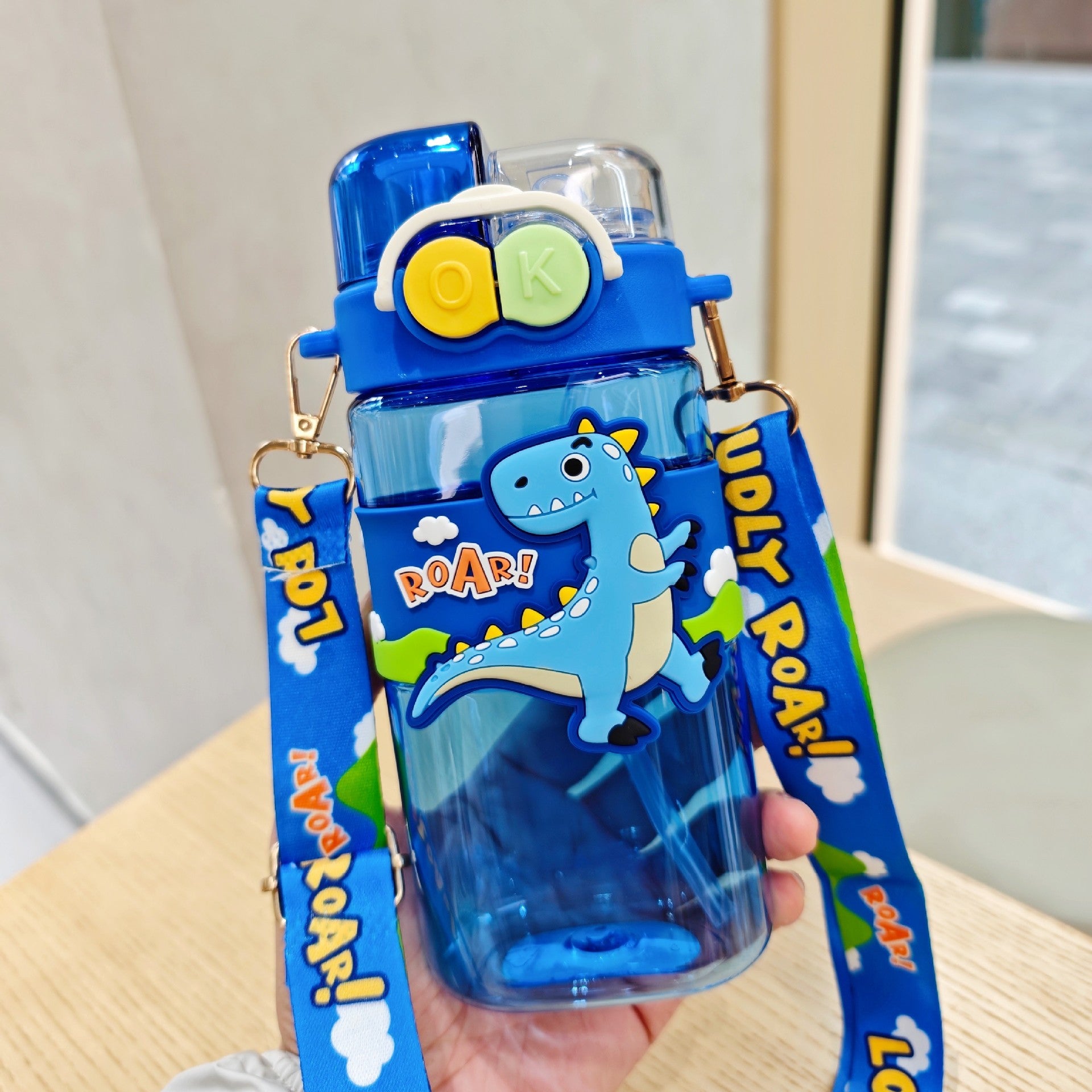 Unicorn Panda Dinosaur 2 in 1 Water Bottle ( 1pc )