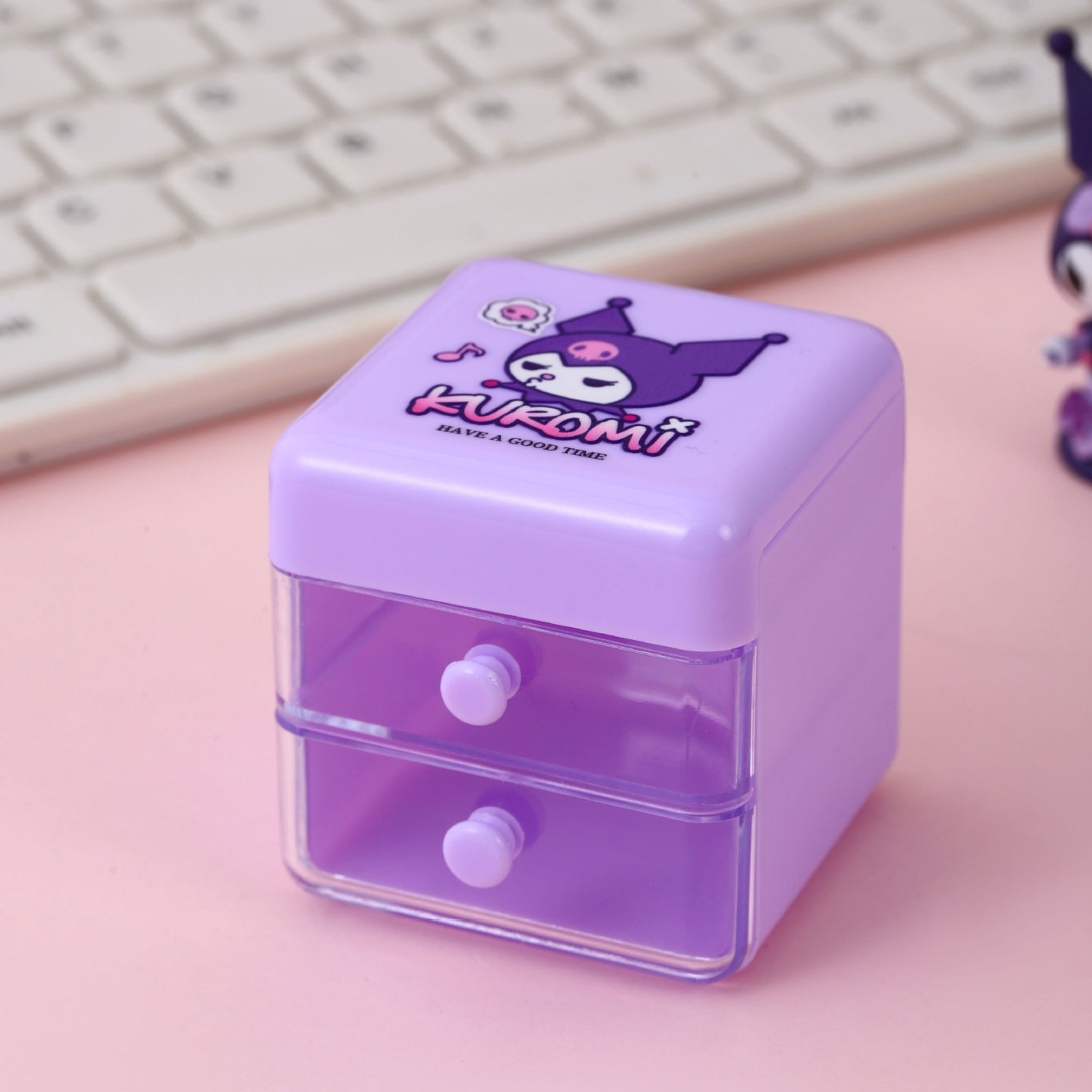 Sanrio Mini Desk Storage Organizer with Drawer ( 1pc )