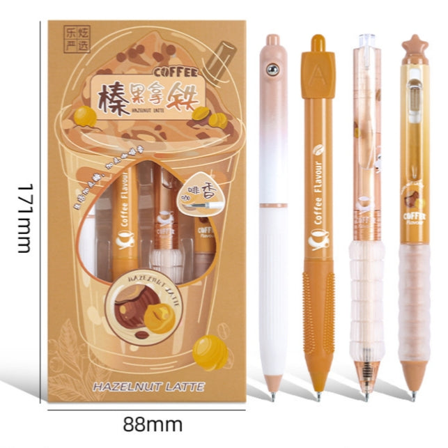 Aesthetic Scented Gel Pen Set ( 4pcs )