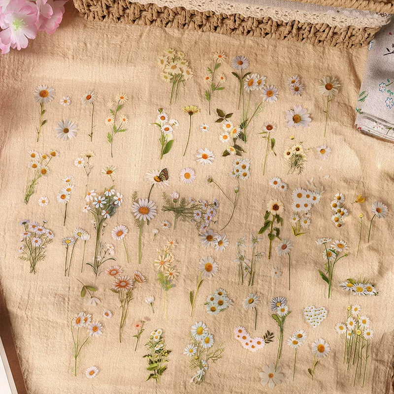 Natural Series Journaling Sticker Sheets ( 6 Sheets )