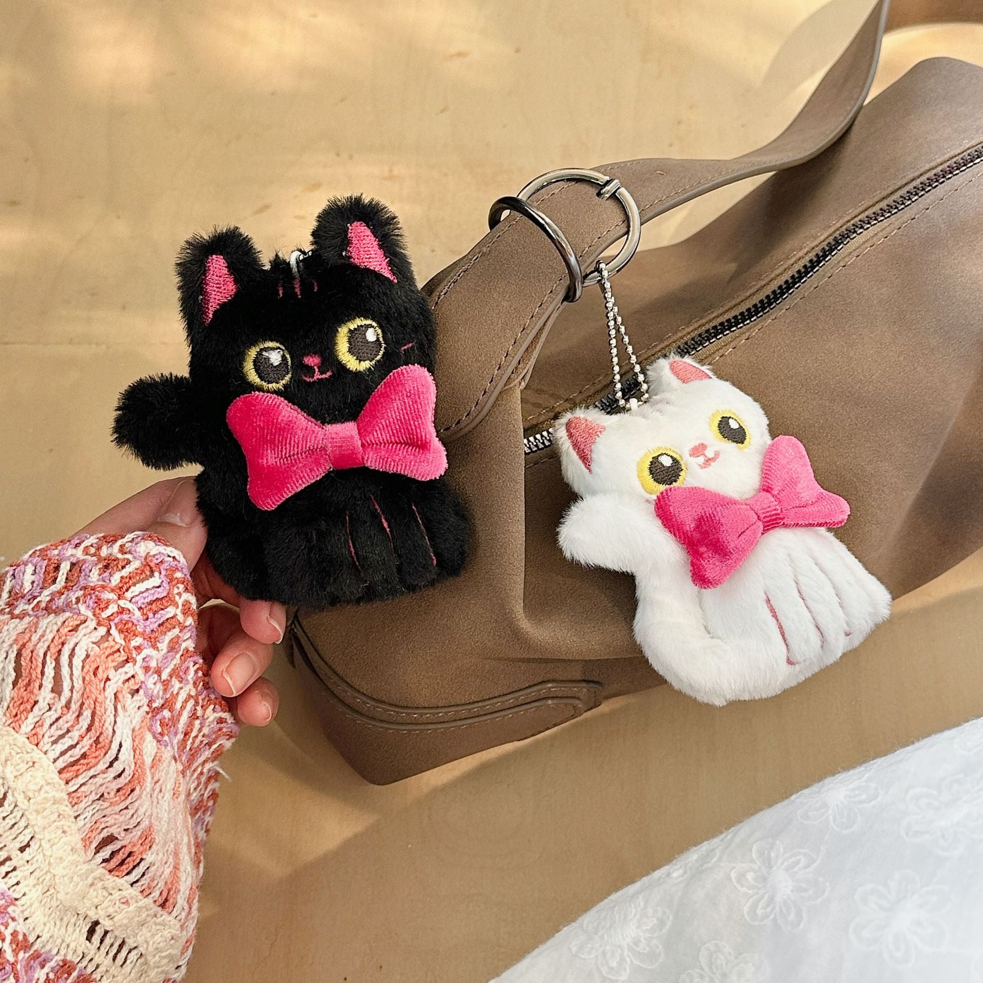 Princess Cat Plush Keychain ( 1pc )