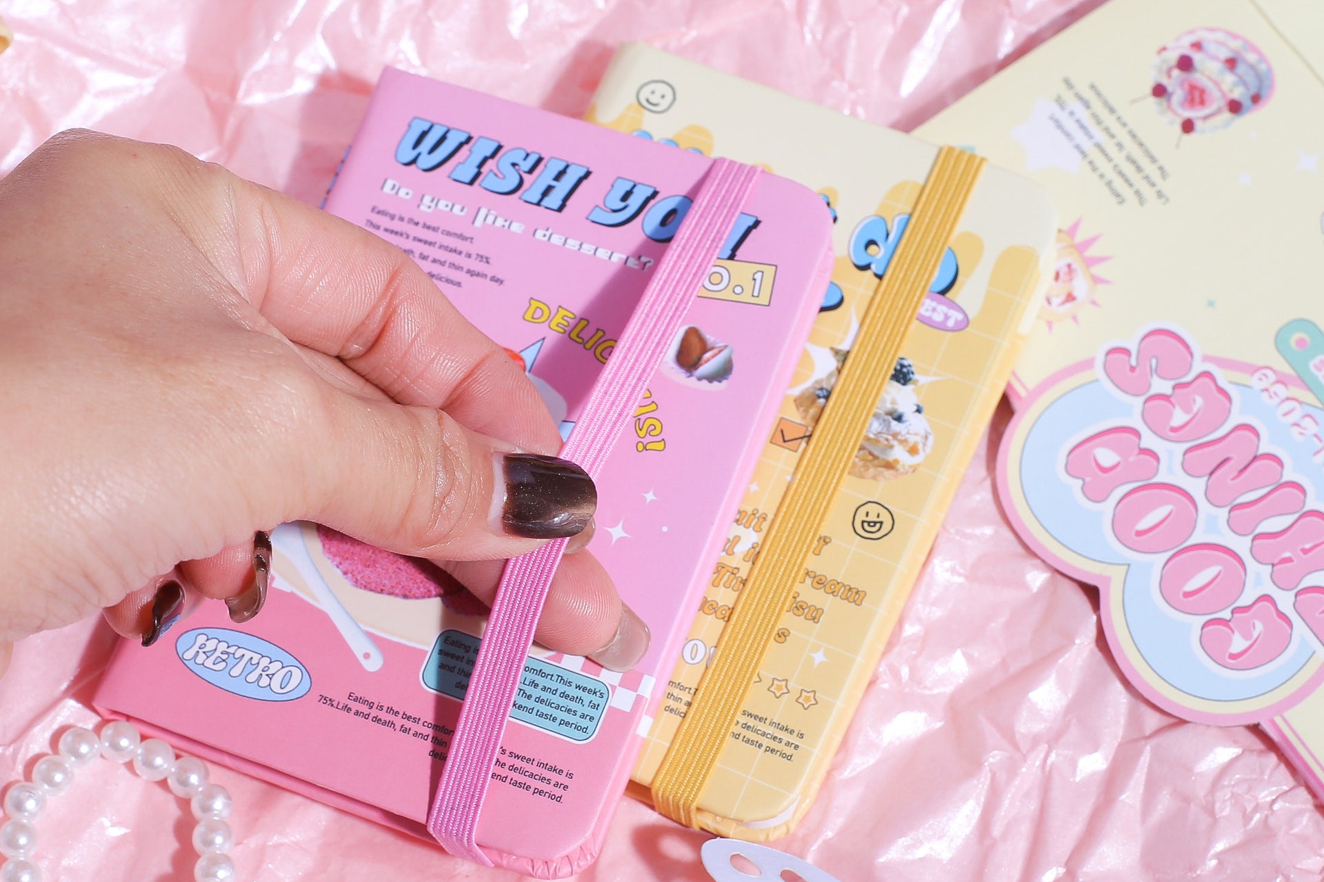 Retro Notebook Dairy A7 ( 1pc )