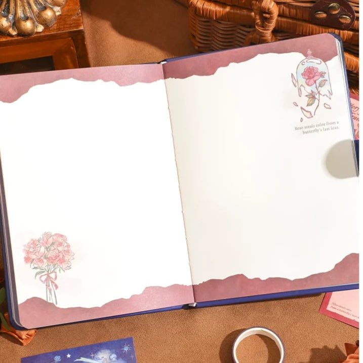 Rose & Butterfly Vintage Journaling Gift Set ( 1set )