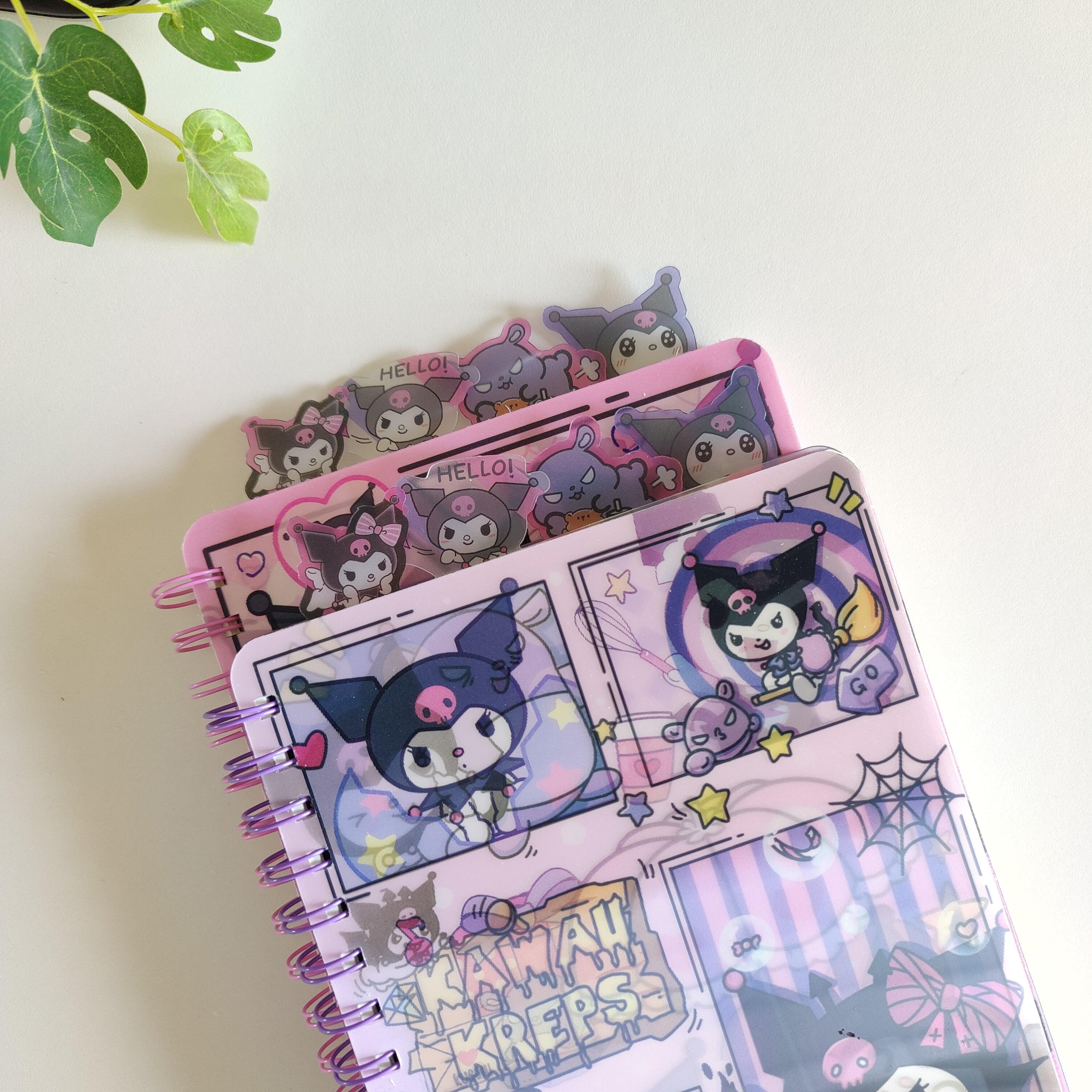 Kuromi Illusion Spiral Notebook Diary ( 1pc )