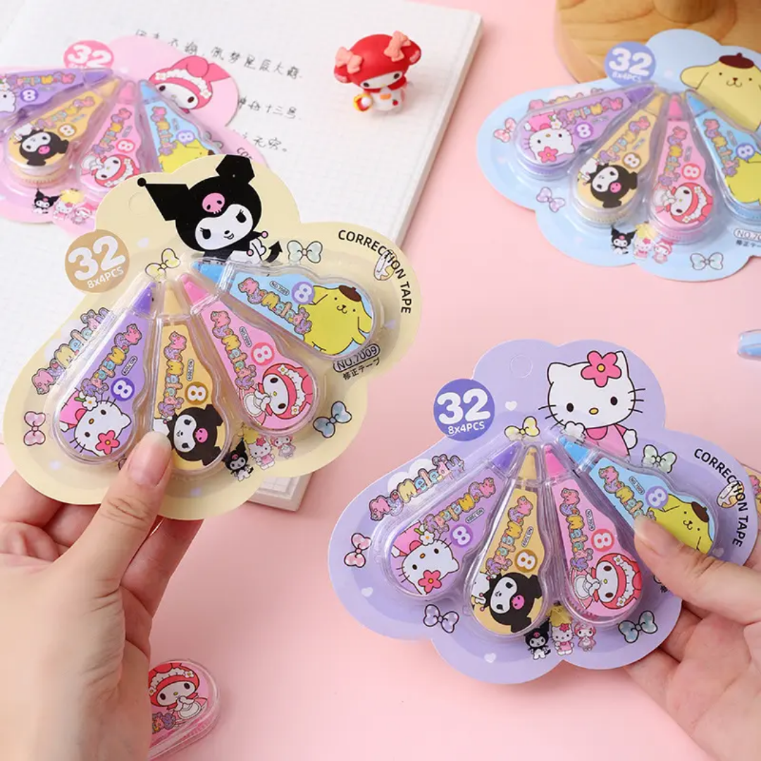 Sanrio Correction Tape ( 4pcs )
