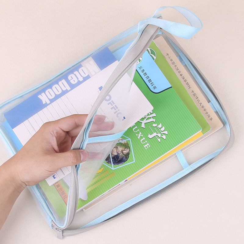 Aesthetic Mesh File Folder / Document Vertical Folder Organizer A4 ( 1pc )
