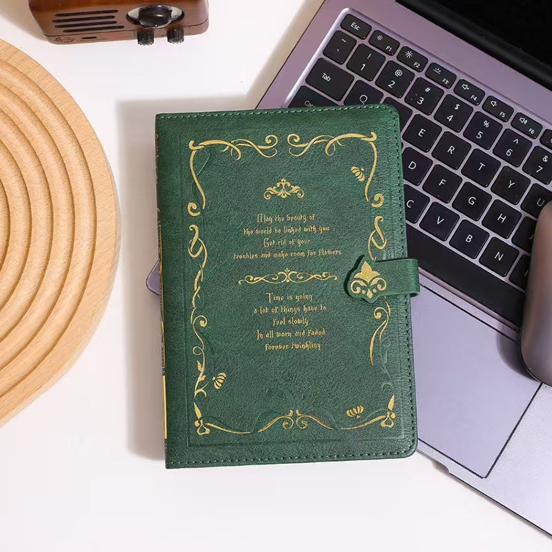 Vintage Quoted Leather Notebook Diary (1pc )