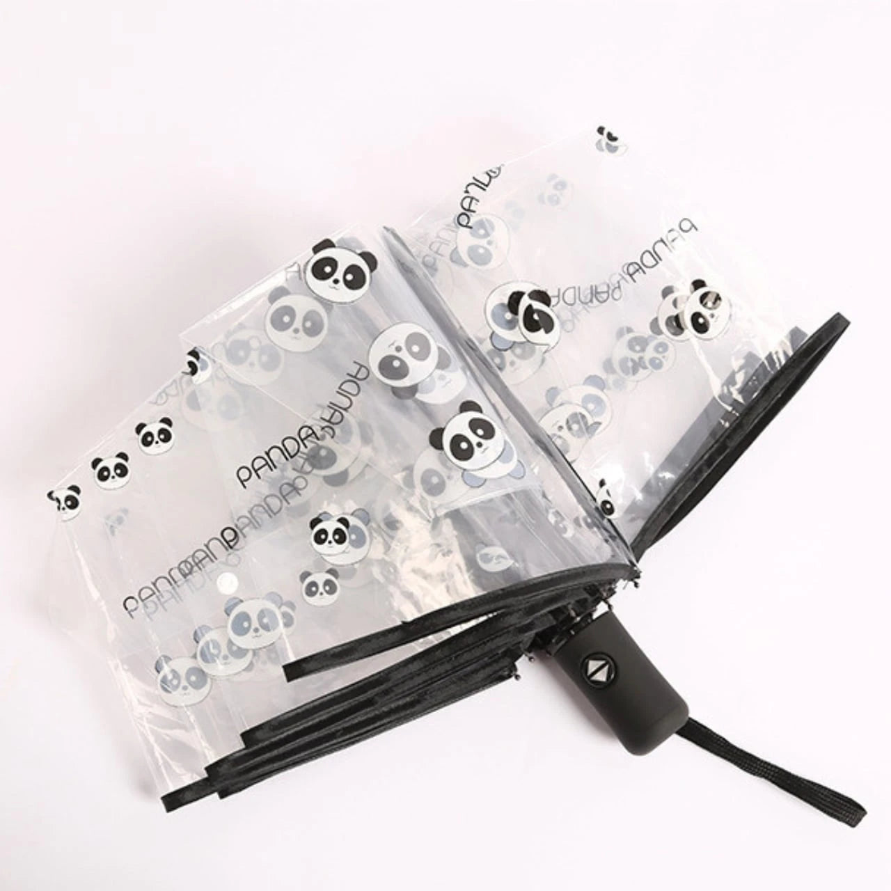 Panda Transparent Automatic Umbrella ( 1pc )