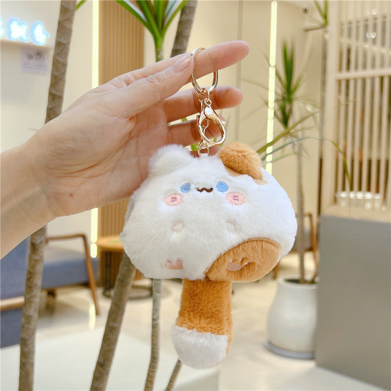 Meow Cat Soft Plush Keychain ( 1pc )