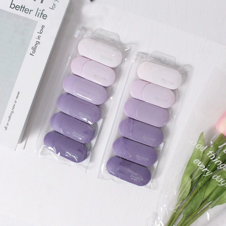 Gradient Morandi Correction Tape Set ( 6pcs )