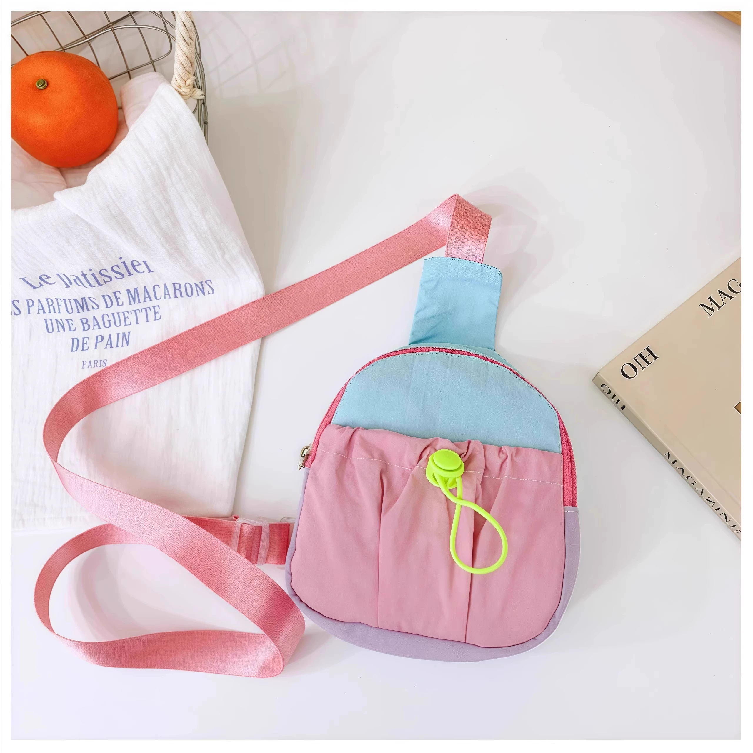 Pastel Cross Body Sling Chest Bag ( 1pc )