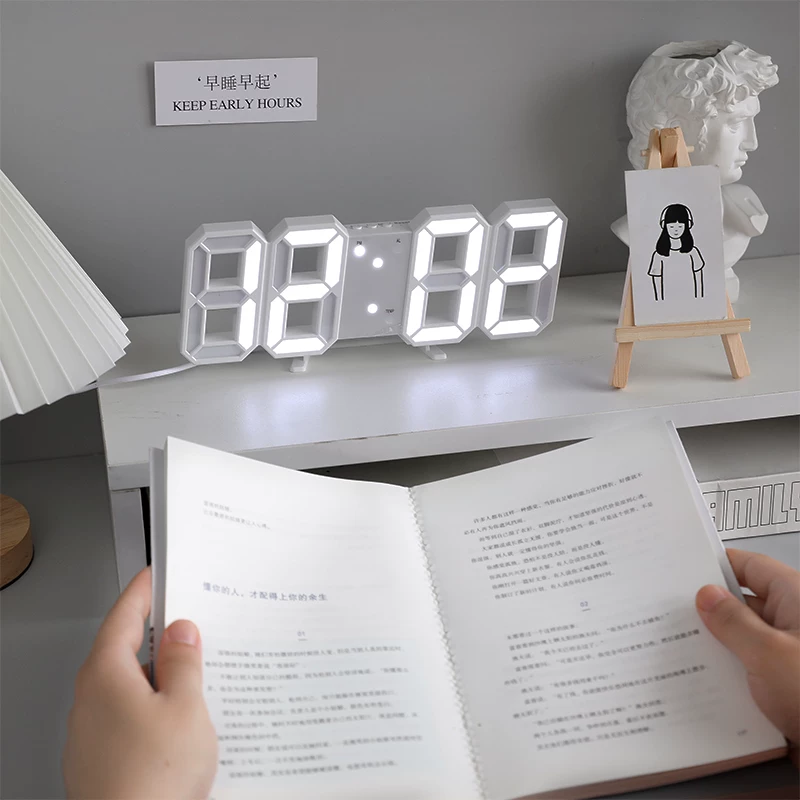 Digital Wall / Table Alarm Clock ( 1pc )