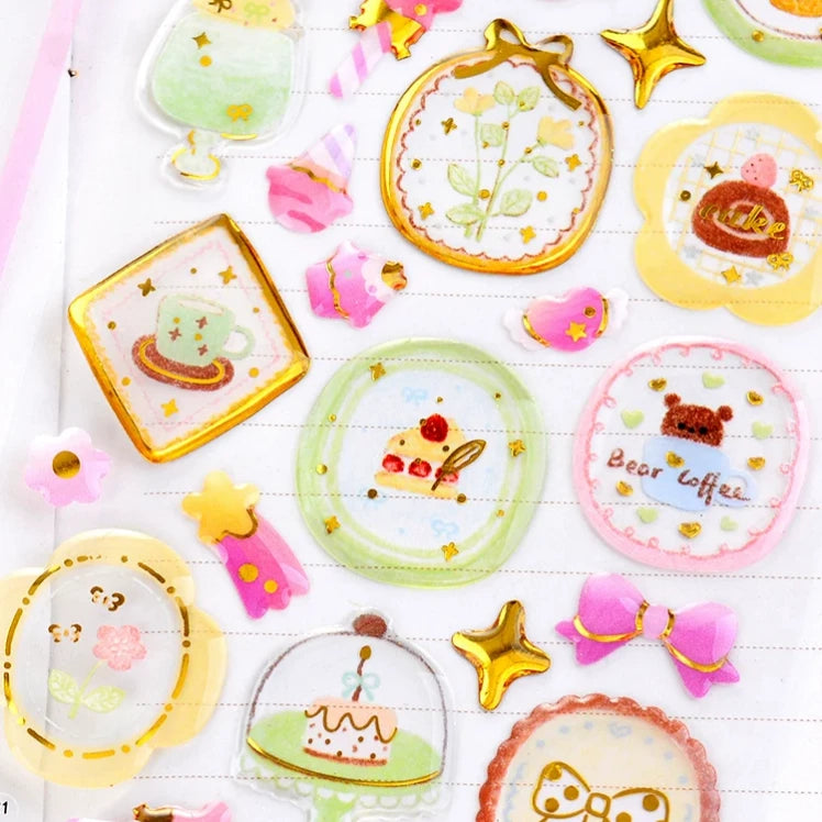 Dreamy Wax Seal Stickers Sheet Self Adhesive ( 1pc )