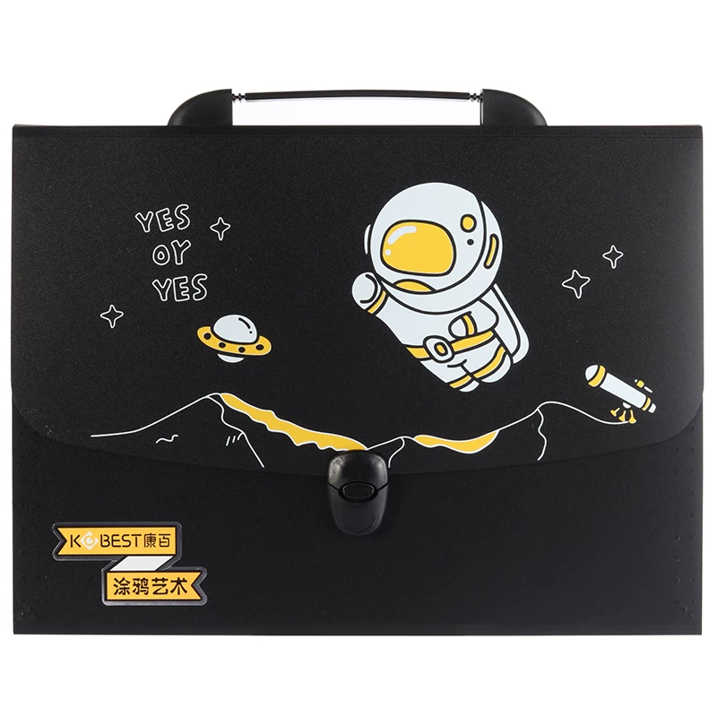 Space File / Document Folder With Handle & Push Lock A4 ( 1 pc )