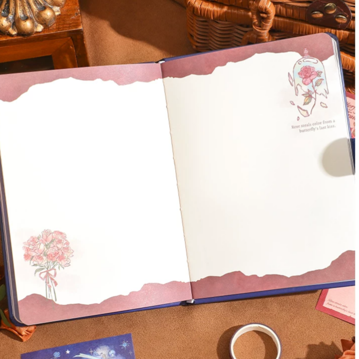 Rose & Butterfly Vintage Journaling Gift Set ( 1set )