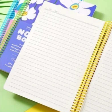 Floral Botanical Spiral Notebook Diary A5 ( 1pc )