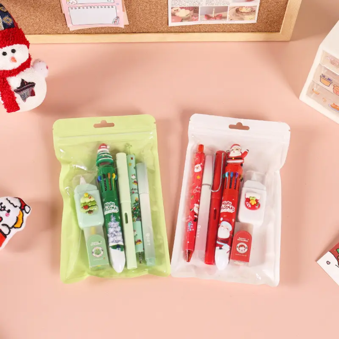 Christmas Stationery Set 7 in 1 ( 1set )