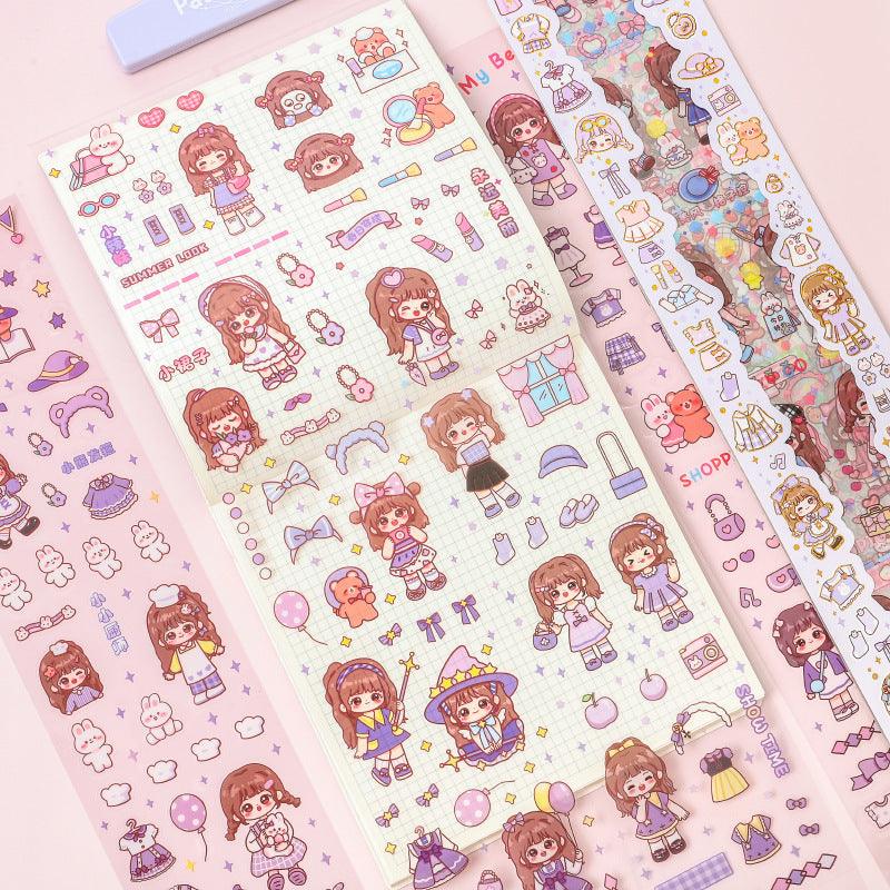 Kawaii Scrapbooking Sticker Sheet ( 20Sheets )