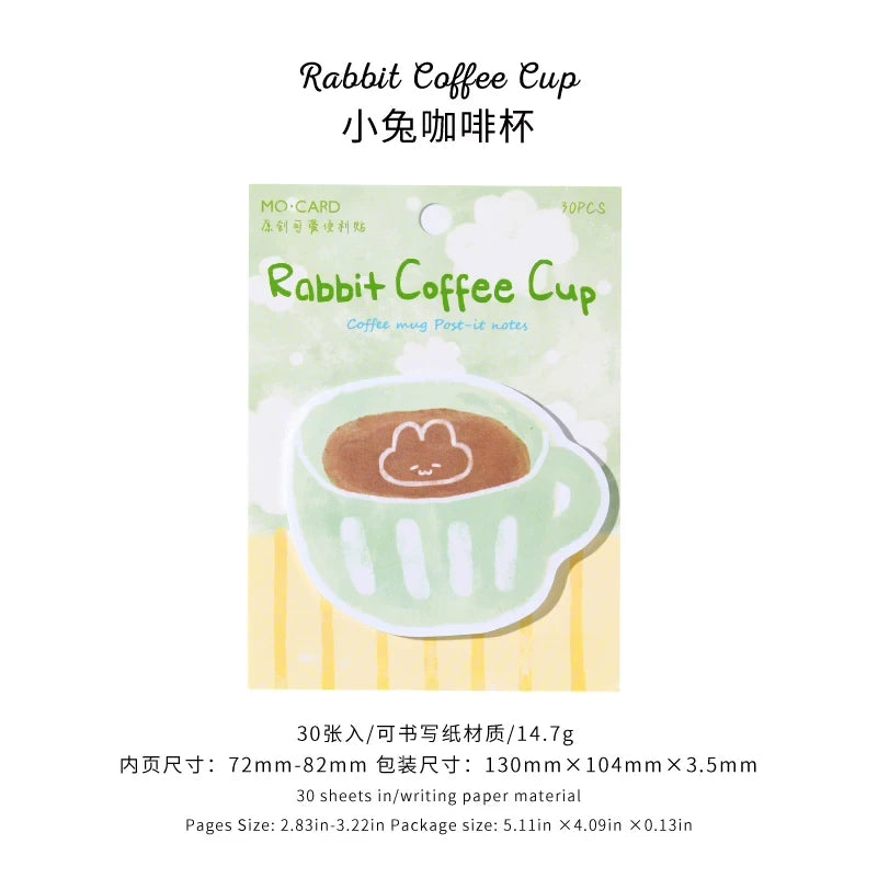 Cup Collector Adorable Sticky Notes ( 1pc )